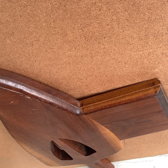 Unique Wood Cutting Board Boho Kitchen Cooking Taxidermy Back Plate Mount - Picture 5 of 5